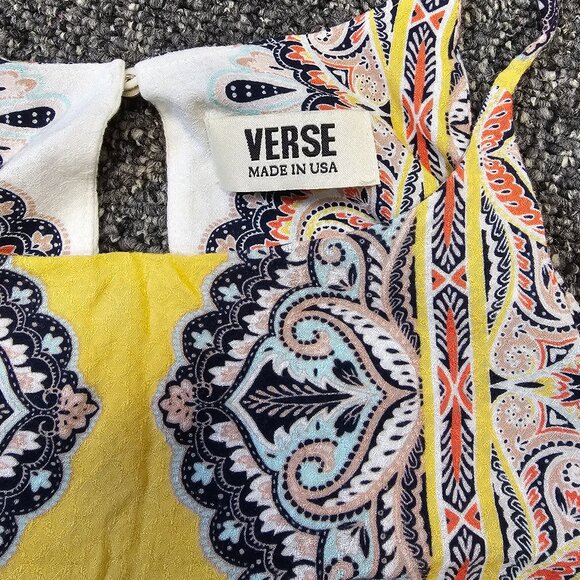 VERSE paisley tank top- Sz Large - Picture 2 of 5